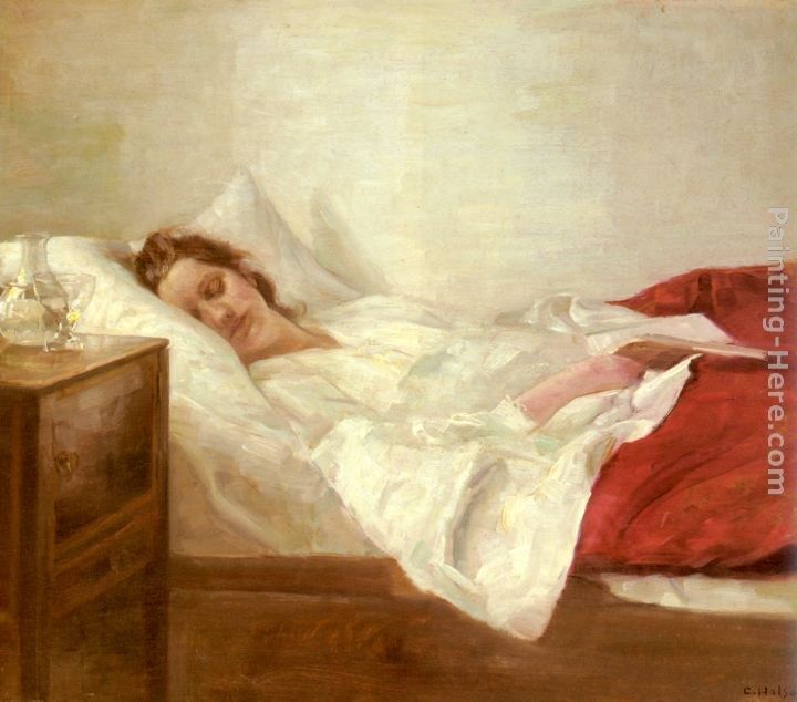 Carl Vilhelm Holsoe Asleep
